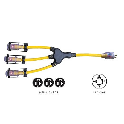 10/4 YELLOW GENERATOR ADAPTER 10/4 YELLOW GENERATOR ADAPTER